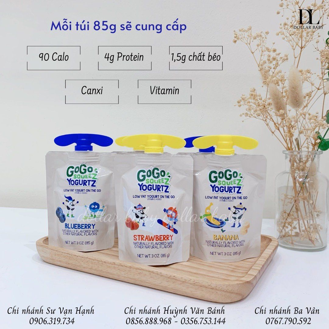  Sữa Chua Dạng Túi Gogo - 6 Months 
