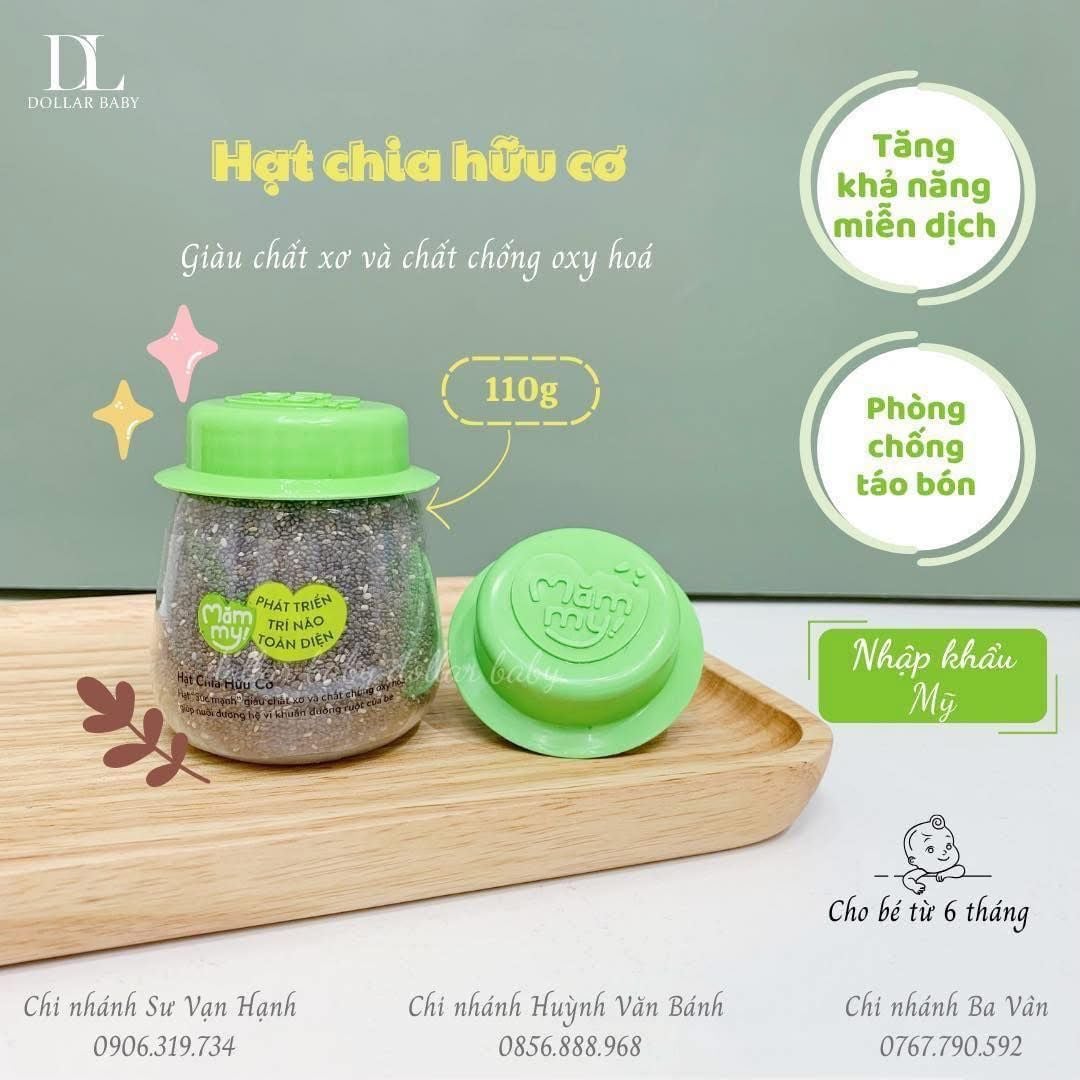  Hạt Ăn Dặm Hữu Cơ MămMy  / 6 Tháng 