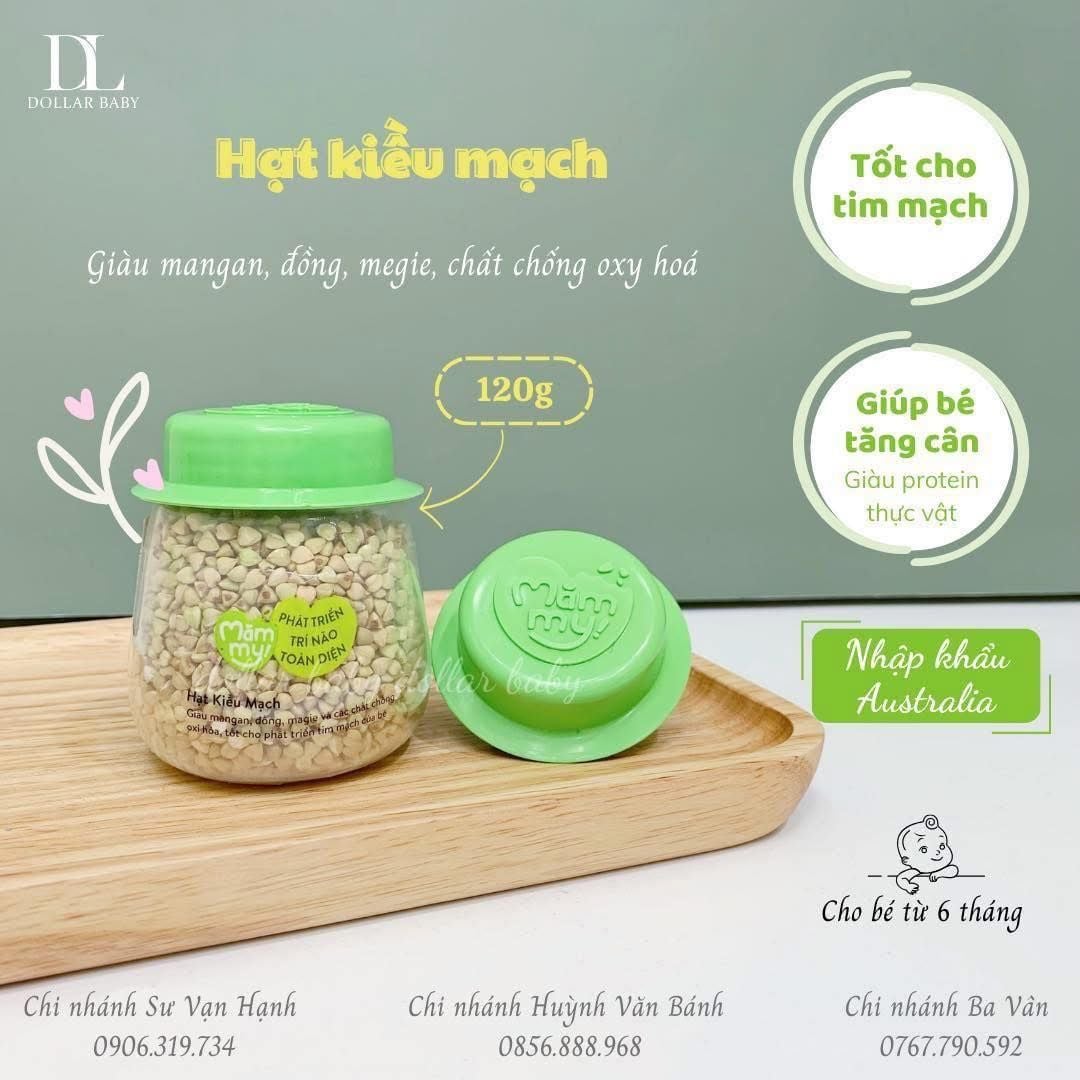  Hạt Ăn Dặm Hữu Cơ MămMy  / 6 Tháng 