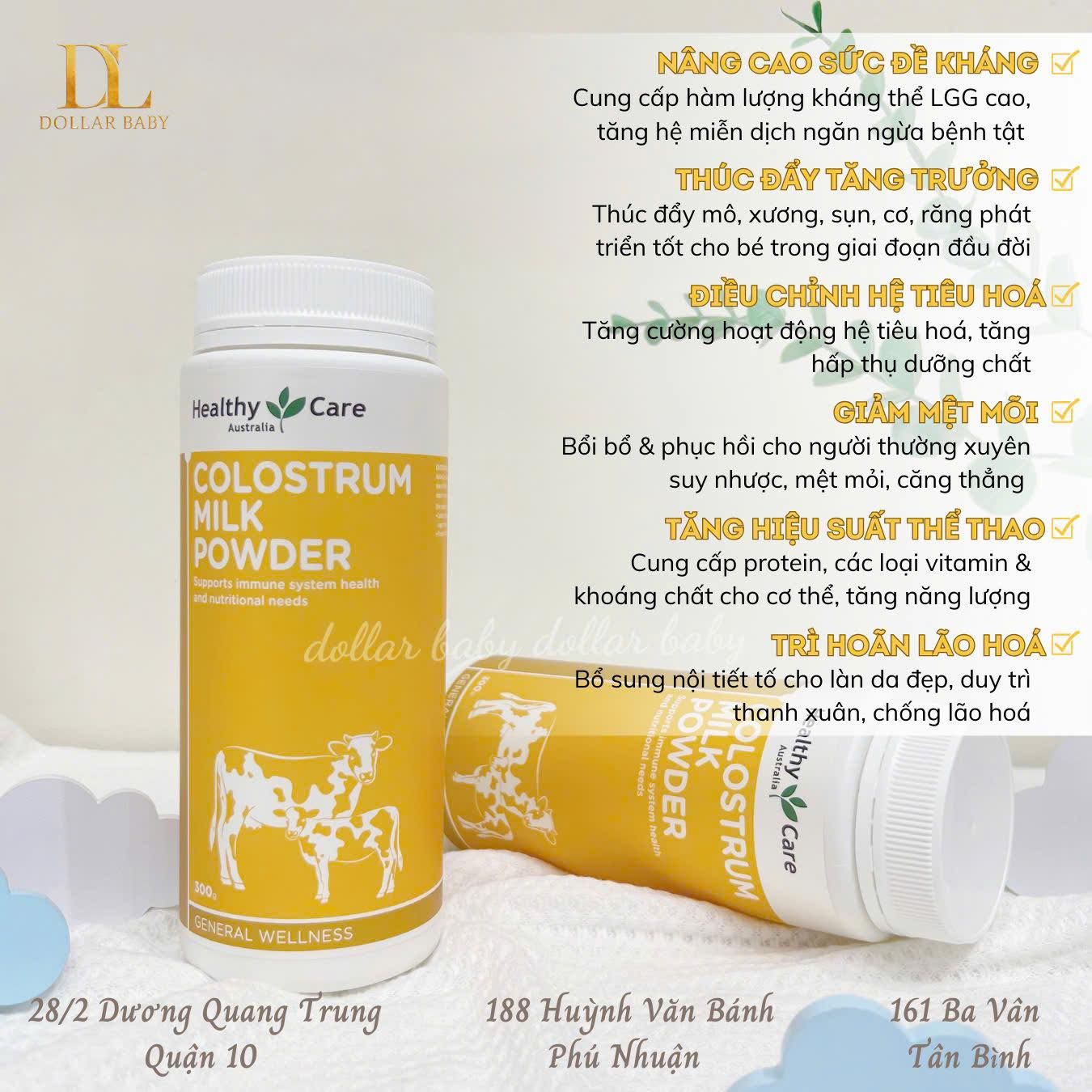  Sữa Non Healthy Care Colostrum Milk Powder 