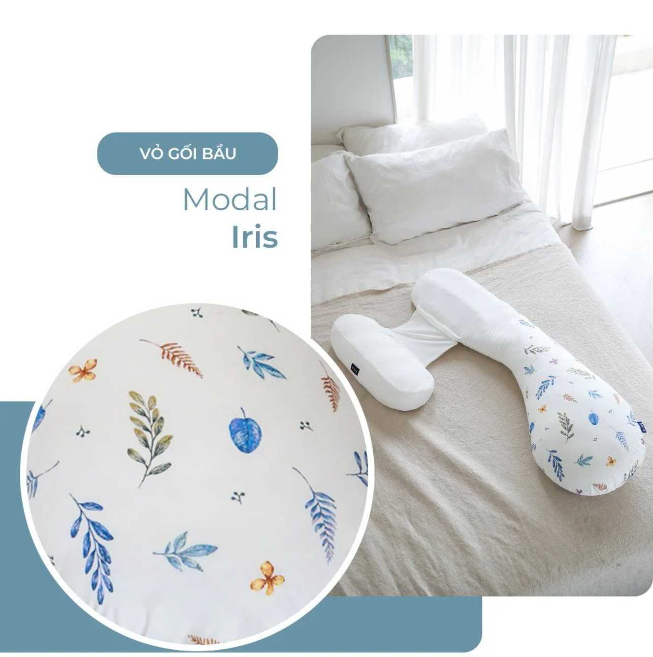  ELAVA - Gối Bầu Đa Năng Chữ H 
