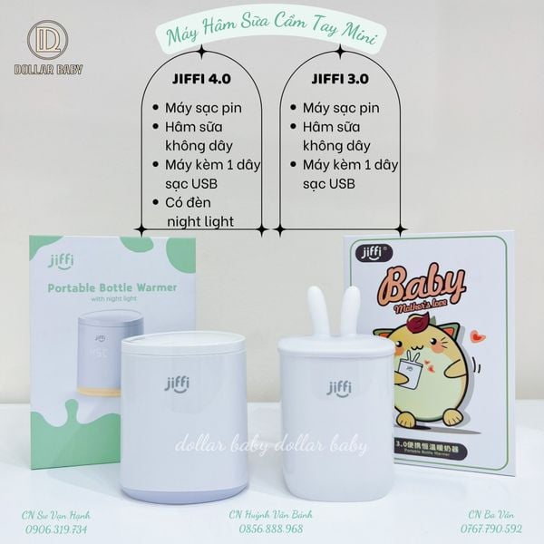  Máy Hâm Sữa Cầm Tay - JIFFI 