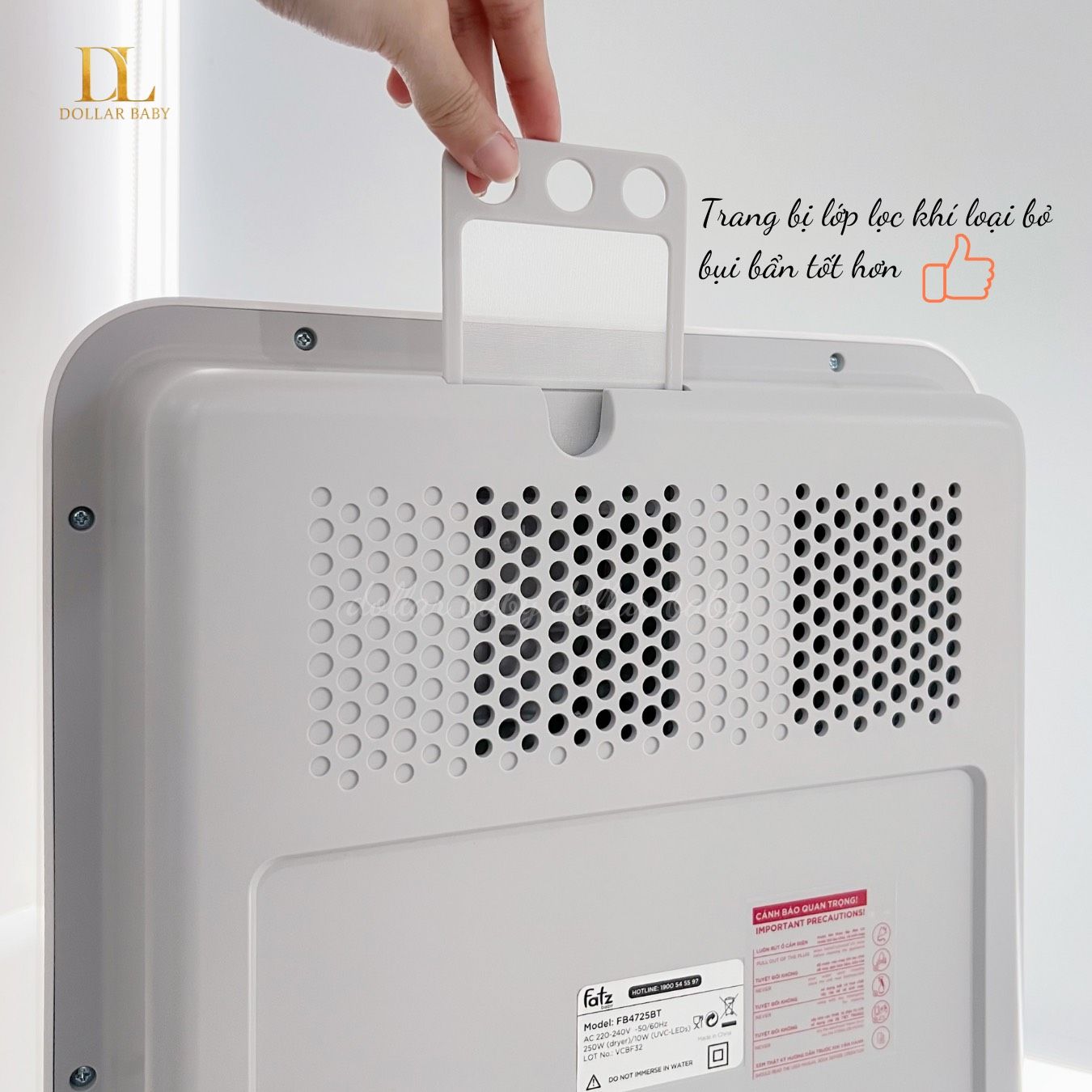  FATZ BABY - Máy tiệt trùng sấy khô UVC LED – King 2 plus 