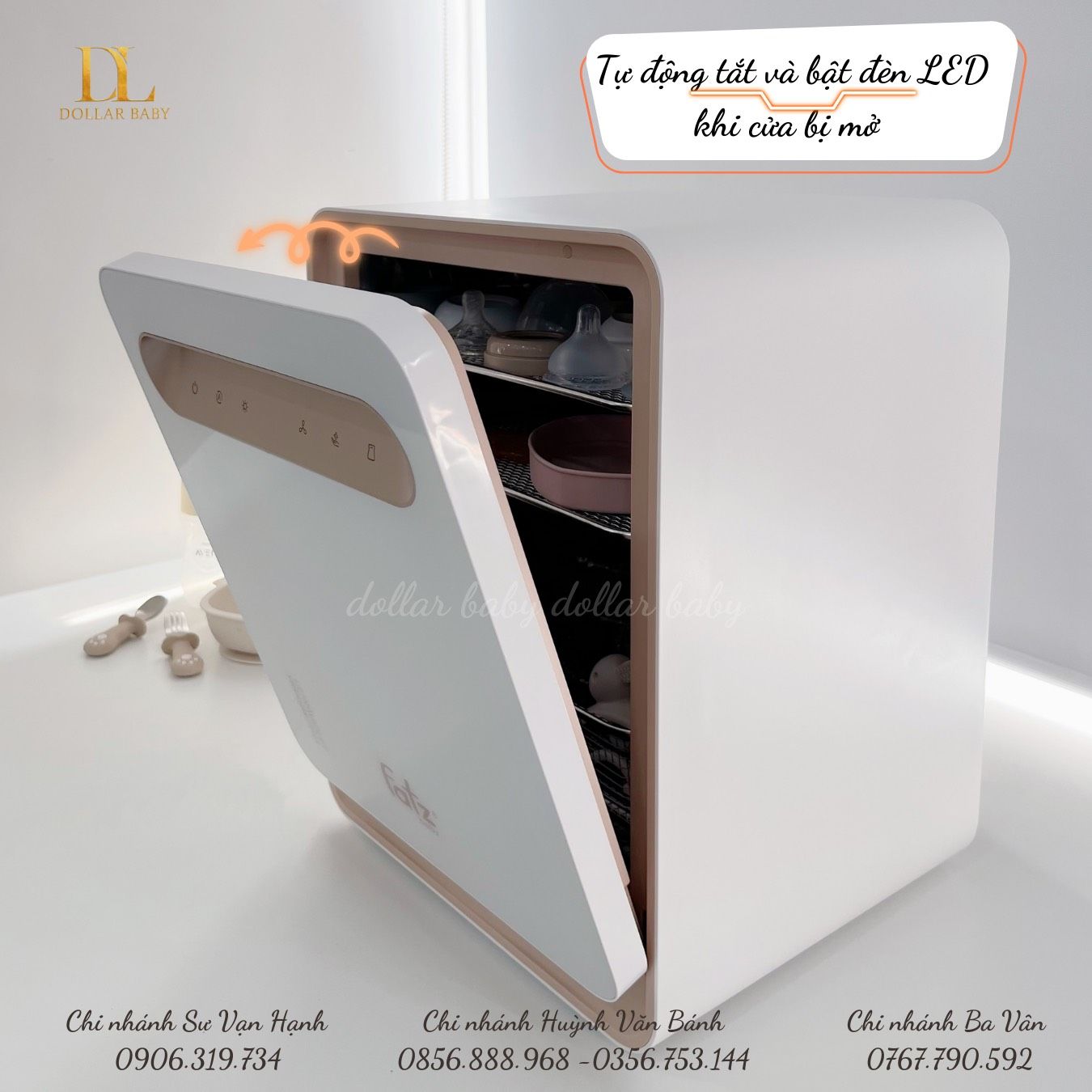  FATZ BABY - Máy tiệt trùng sấy khô UVC LED – King 2 plus 