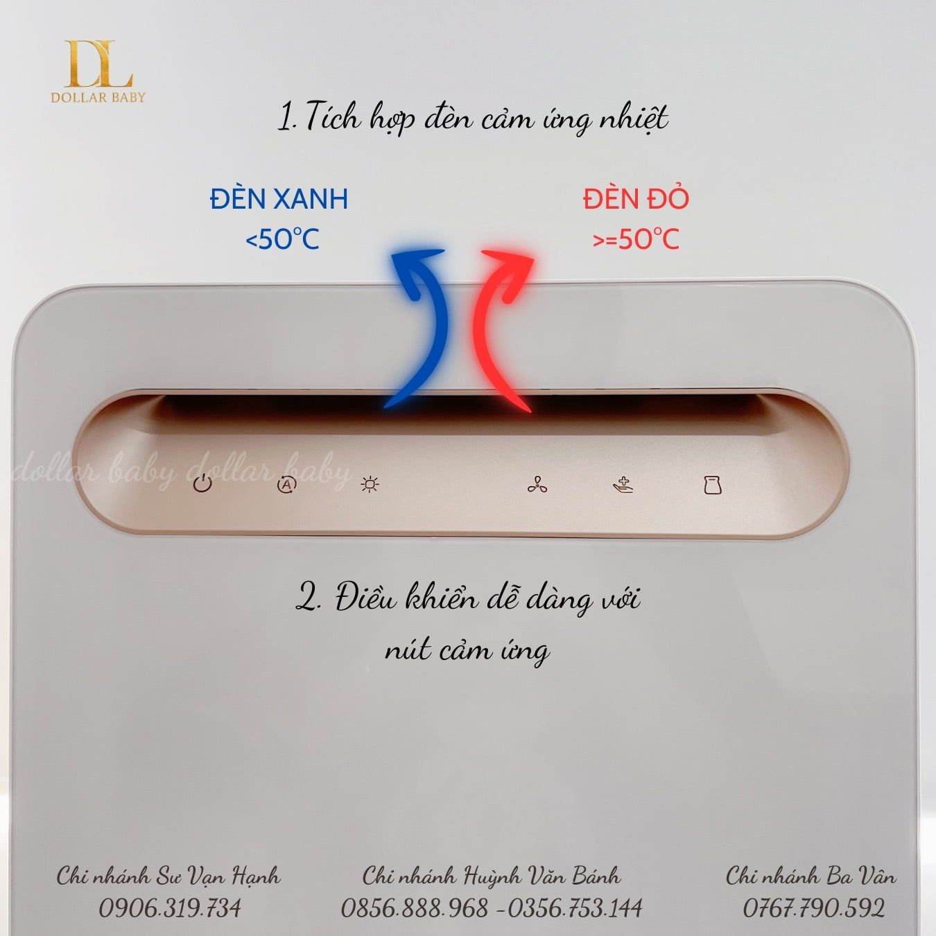  FATZ BABY - Máy tiệt trùng sấy khô UVC LED – King 2 plus 