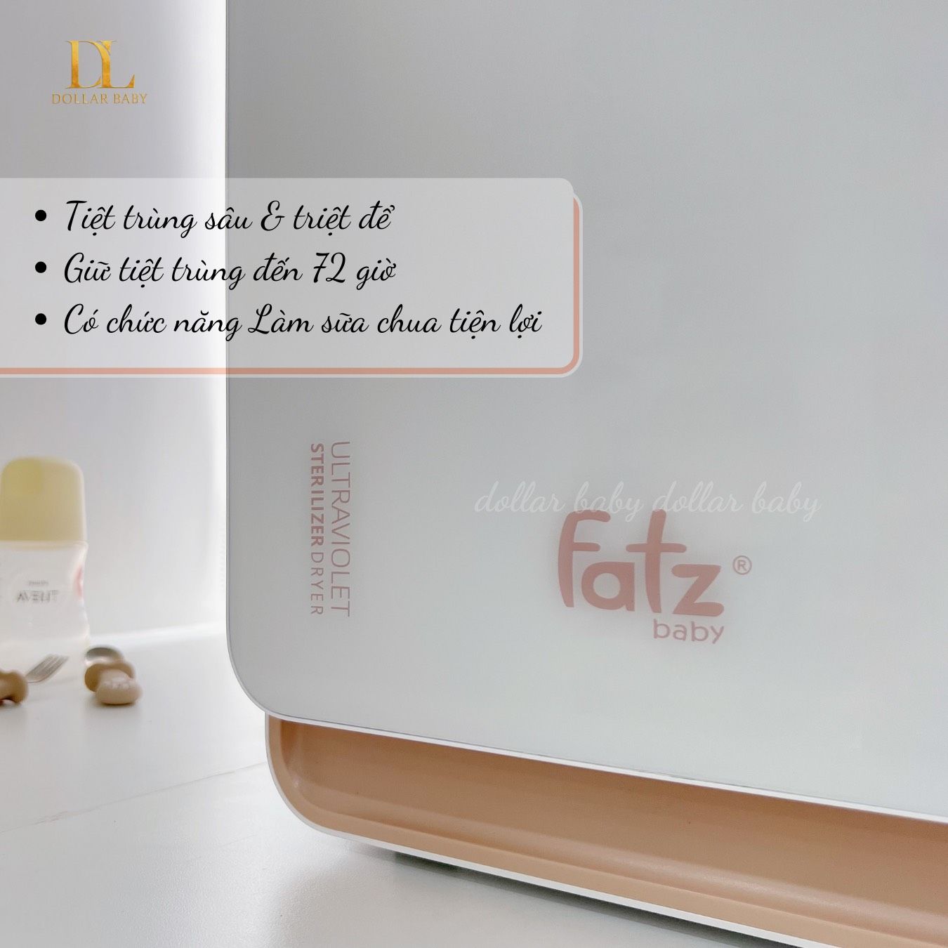  FATZ BABY - Máy tiệt trùng sấy khô UVC LED – King 2 plus 