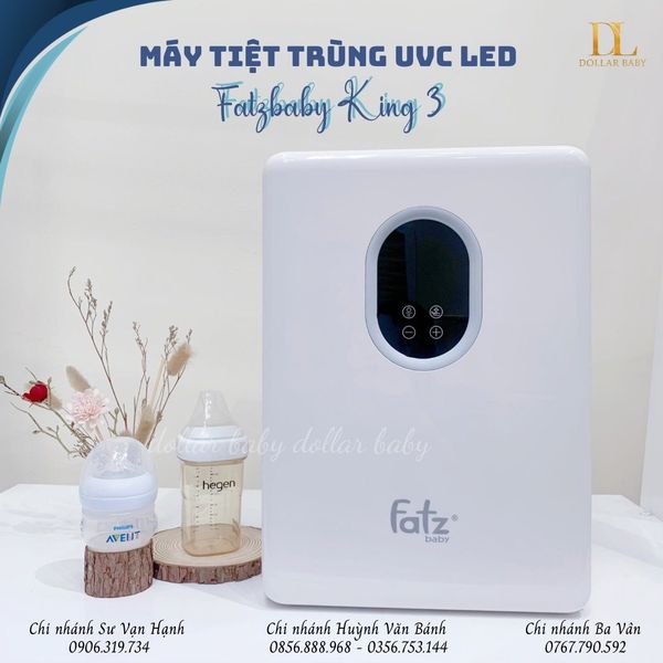  FATZ BABY - Máy tiệt trùng sấy khô UVC LED - KING 3 
