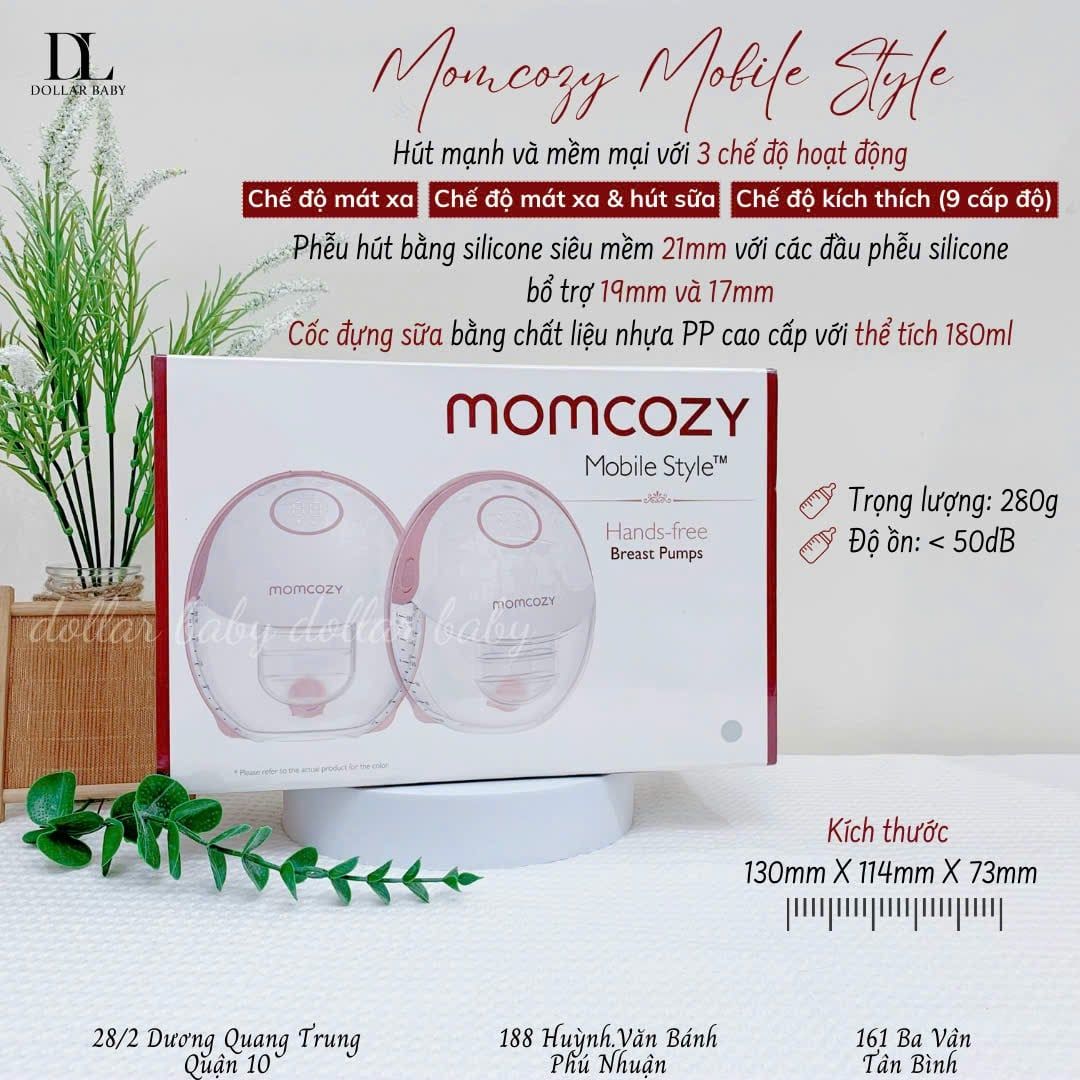  Máy Hút Sữa Không Dây Momcozy - M6 (Tặng túi trữ sữa) 