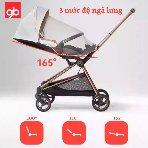  Xe đẩy 2 chiều gấp gọn GB Cruiser 