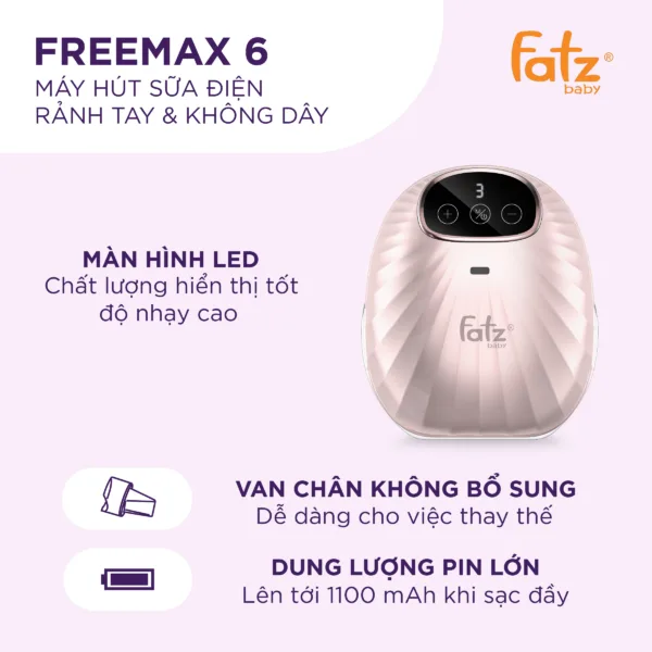 FATZ BABY - Máy hút sữa đơn không dây - Freemax 6 