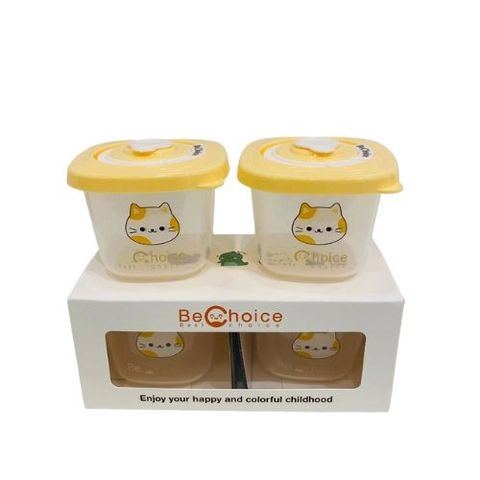  Set 2 Hủ Nhựa Trữ Đông BeChoice 