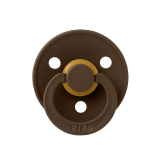  Ty Ngậm Núm Tròn Cao Su Tự Nhiên BIBS Pacifier Colour Latex Size 2 - 6M+ 