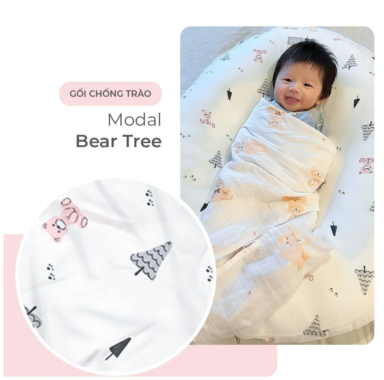  ELAVA - Gối Chống Trào Ngược C 