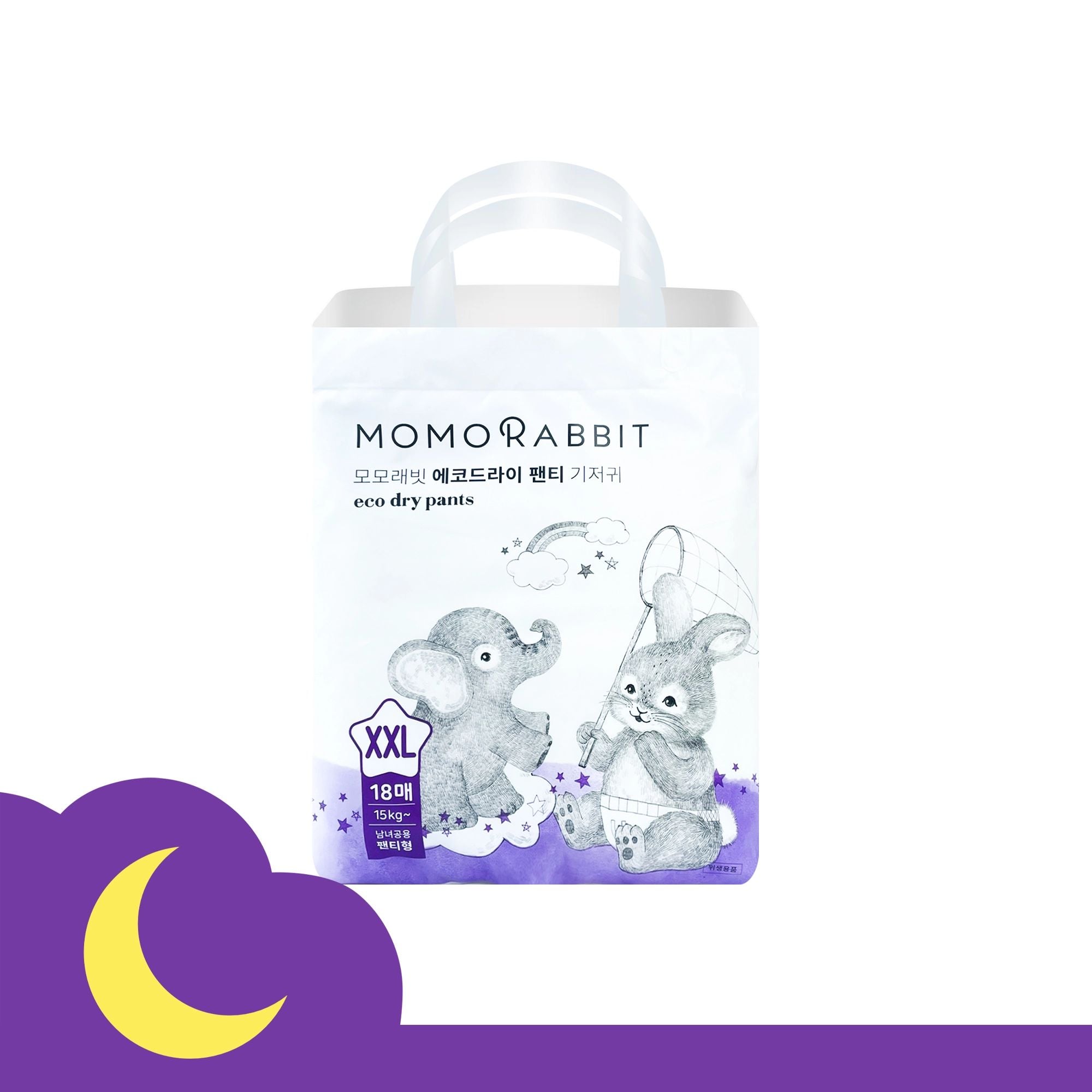 Bỉm quần ban đêm Momo Rabbit – Dollar Baby