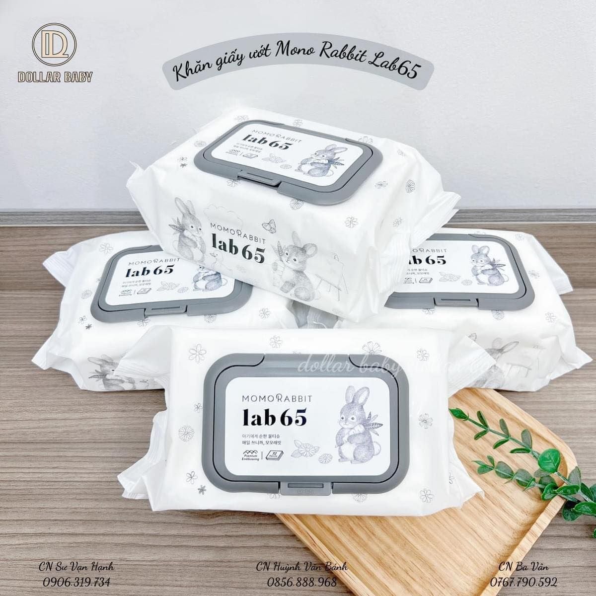Khăn ướt Momo Rabbit – Dollar Baby