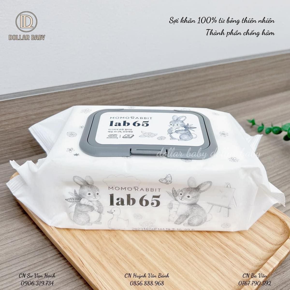 Khăn ướt Momo Rabbit – Dollar Baby