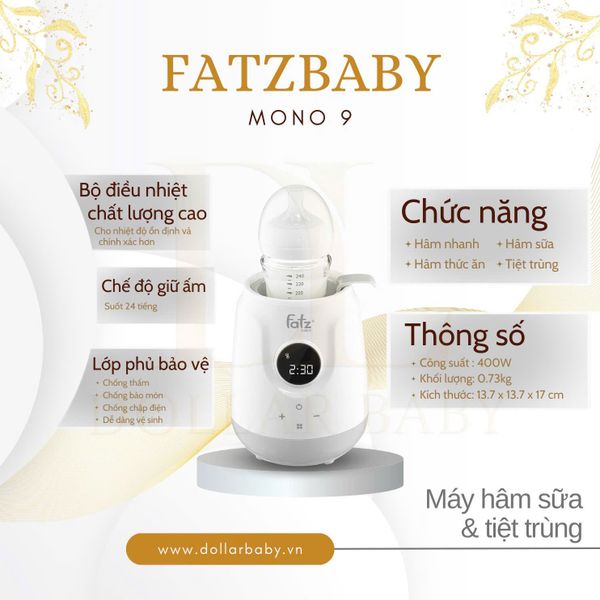  FATZ BABY - Máy Hâm Sữa - MONO 9 