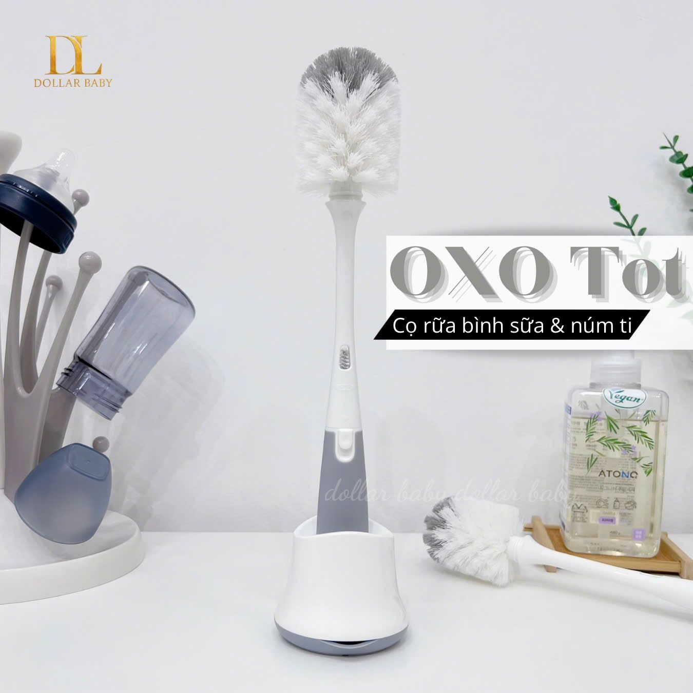  Cọ Rửa Bình Sữa Và Núm Ti OXO Tot 