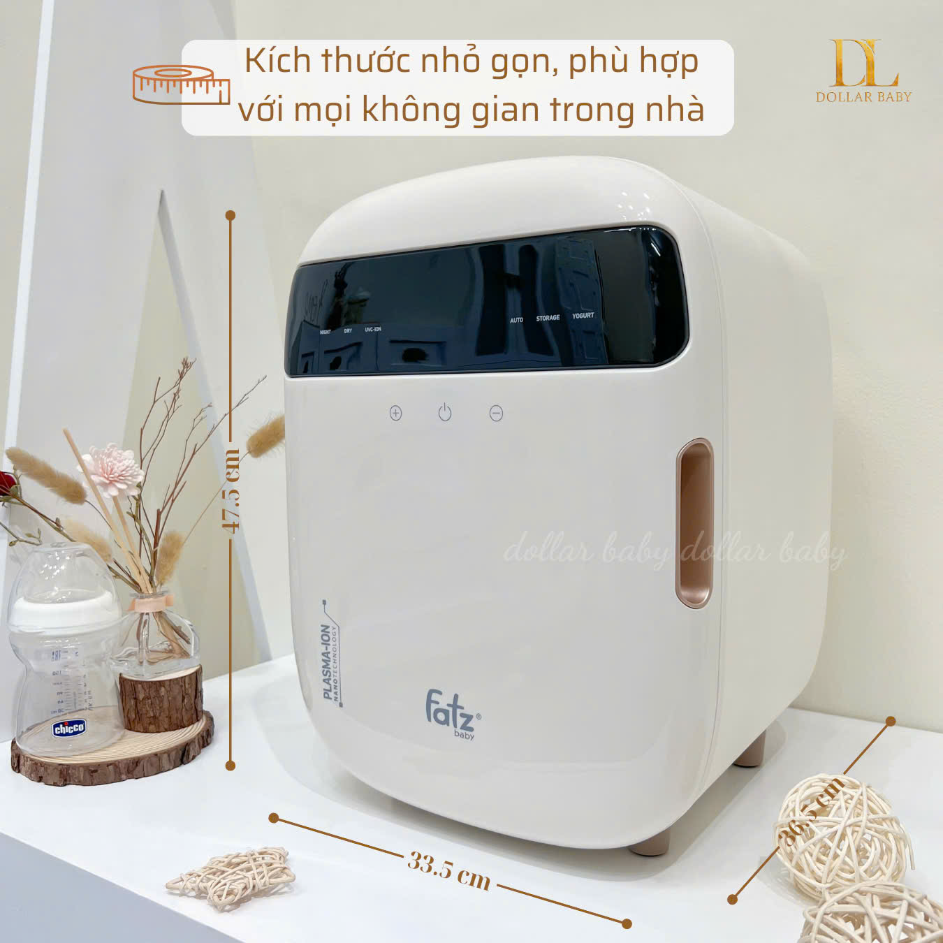  FATZ BABY - Máy Tiệt Trùng UVC - LED Ion PLASMAX 3 