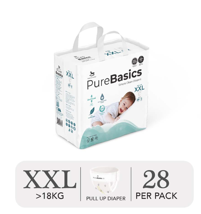  Bỉm tã ngày đêm Applecrumby Purebasics Diapers 