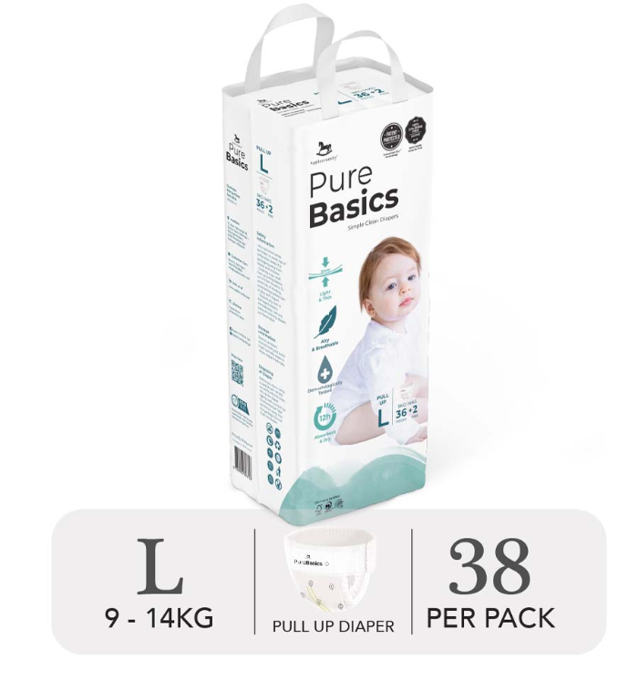  Bỉm tã ngày đêm Applecrumby Purebasics Diapers 