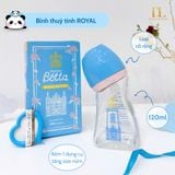  Bình Sữa Betta Thuỷ Tinh Cổ Rộng Royal - 120ml 
