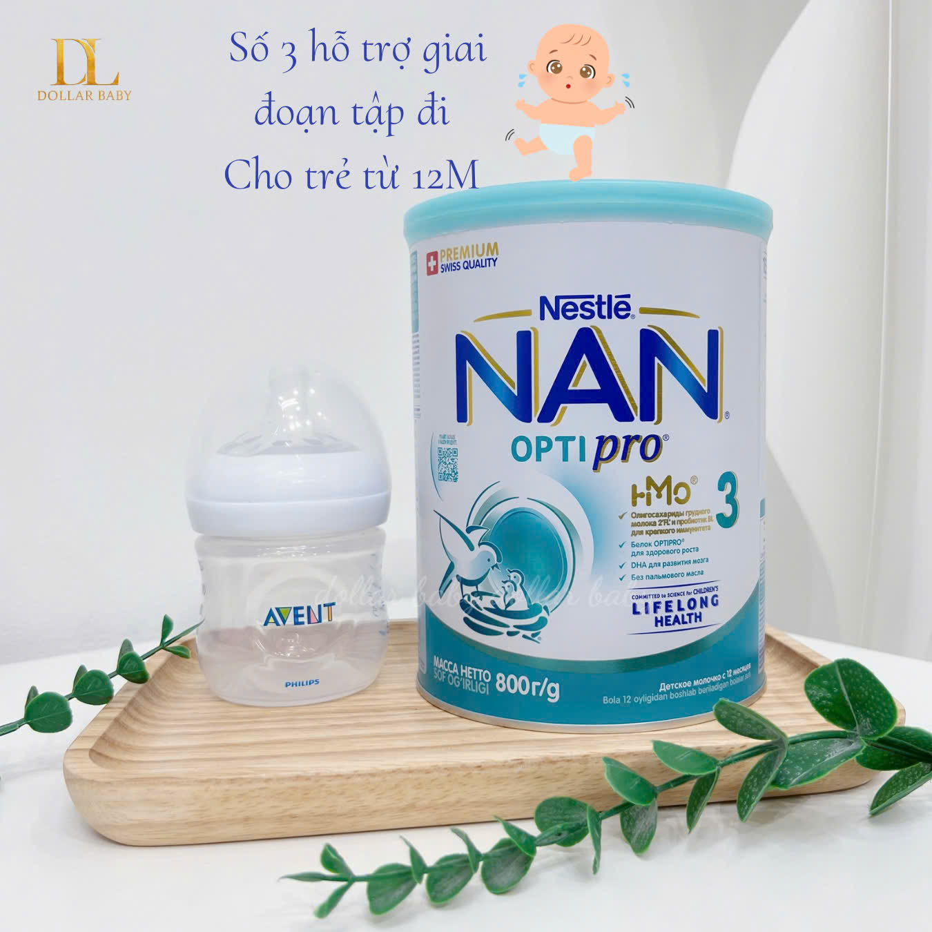  Sữa Nan Nga Optipro- 800 Gram 