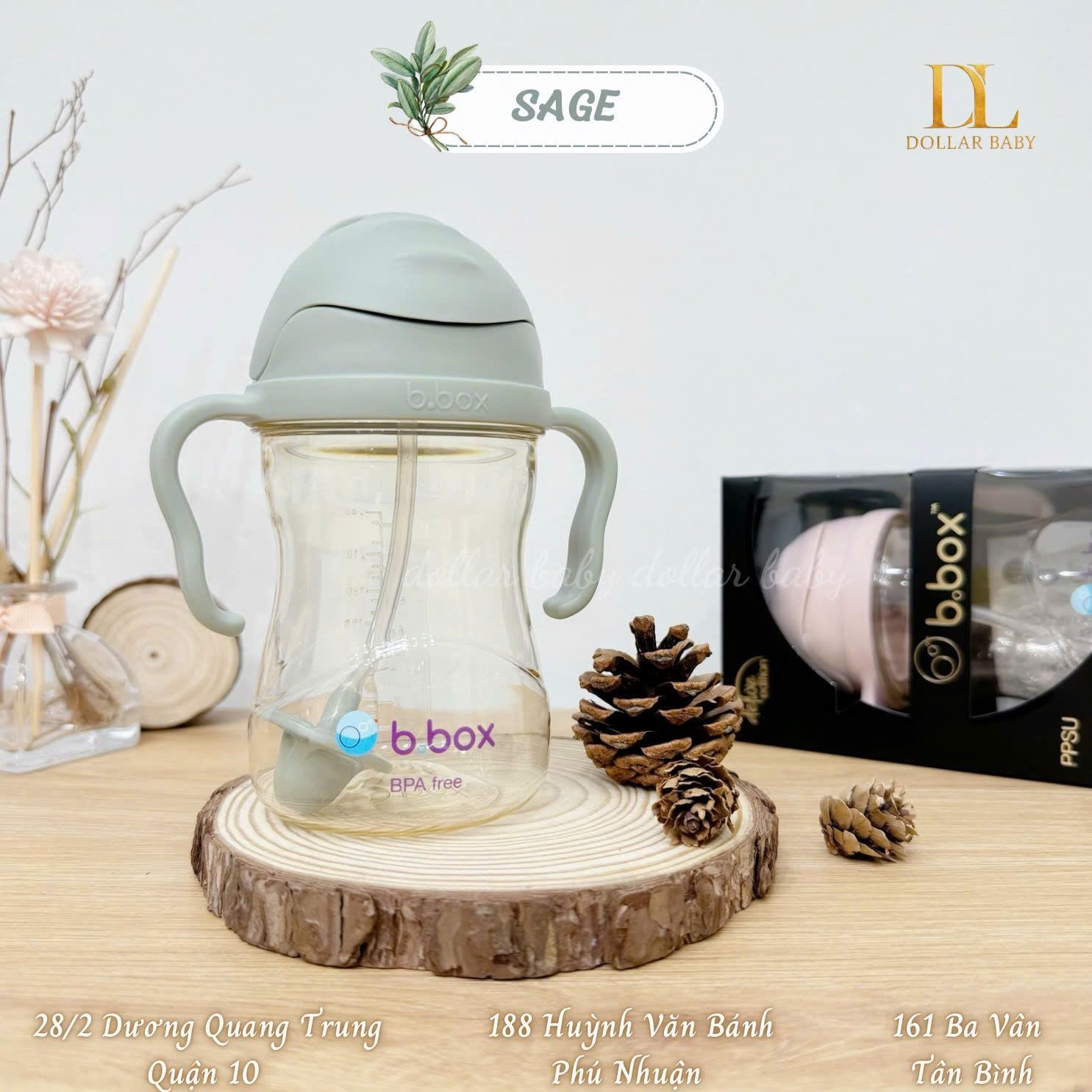  Bình Nước PPSU 360 Độ B.Box - Sippy Cup / Deluxe Edition ( 240ml ) 