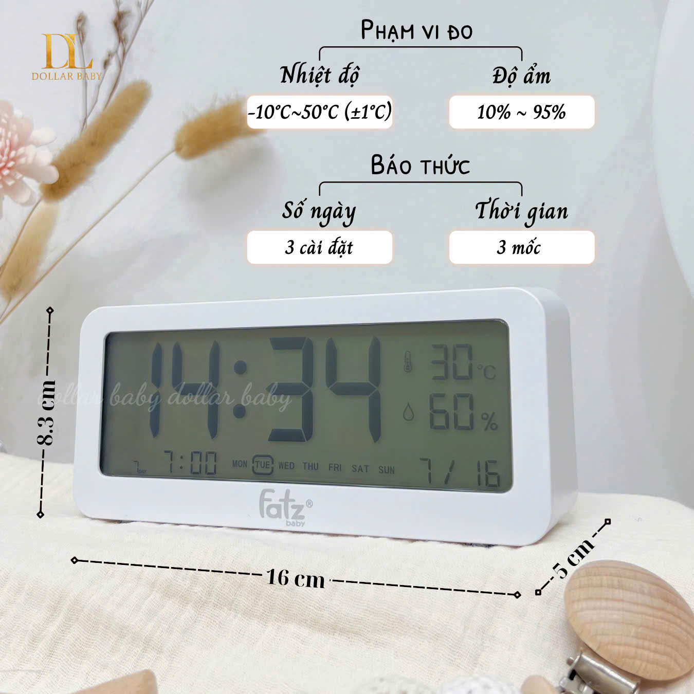  FATZ BABY - Nhiệt Ẩm Kế Đa Năng - Senmax 1 