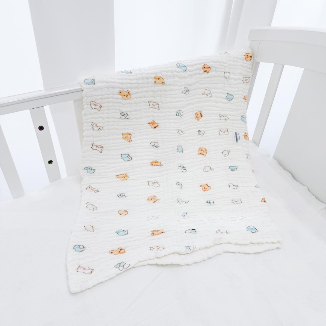  MONONA - Khăn Đa Năng Xô Xù 6 lớp 