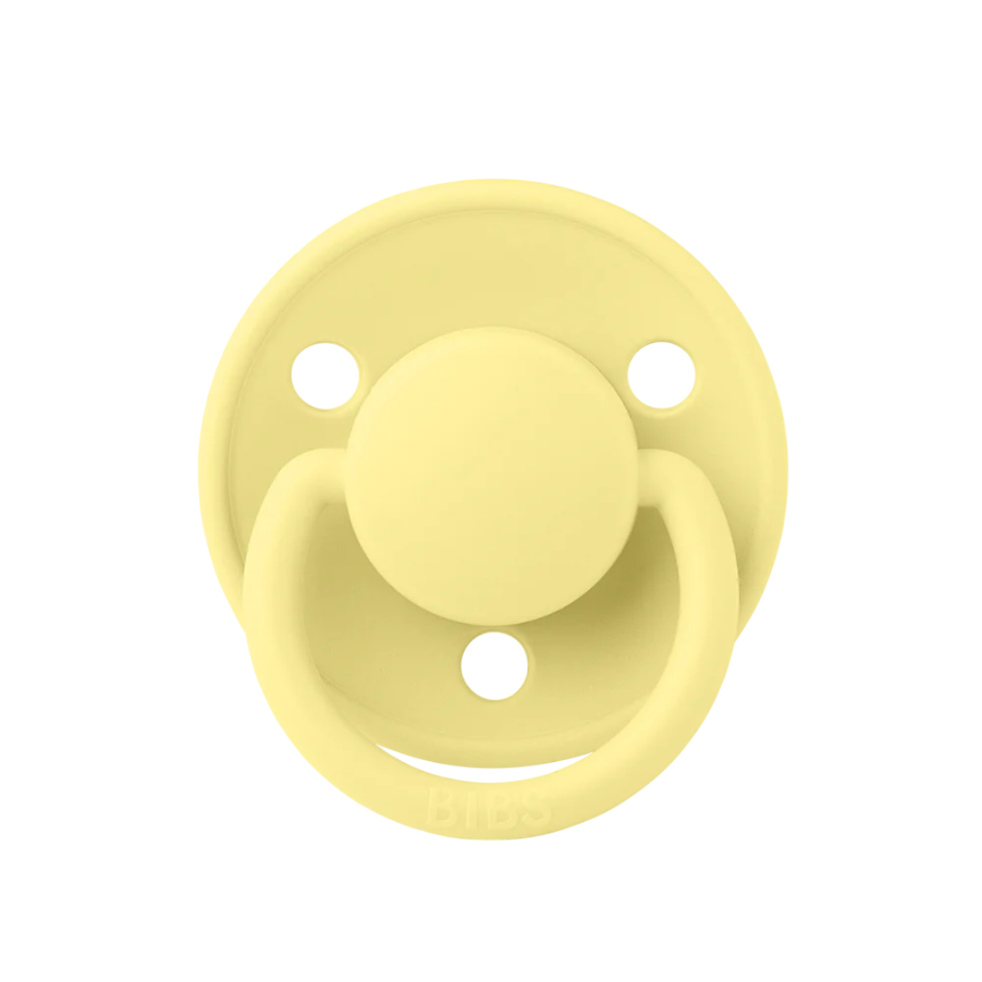  Ty ngậm núm tròn Silicone BIBS Pacifier De Lux Onesize - 0-3Y 