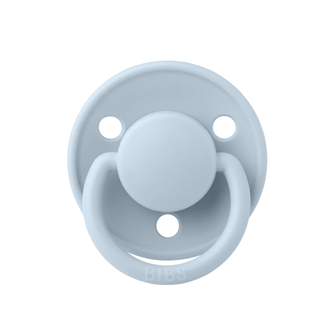  Ty ngậm núm tròn Silicone BIBS Pacifier De Lux Onesize - 0-3Y 