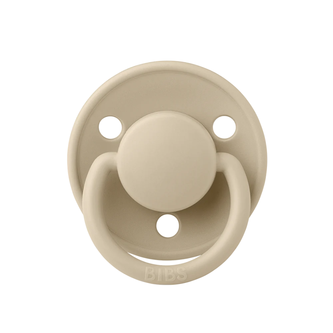  Ty ngậm núm tròn Silicone BIBS Pacifier De Lux Onesize - 0-3Y 