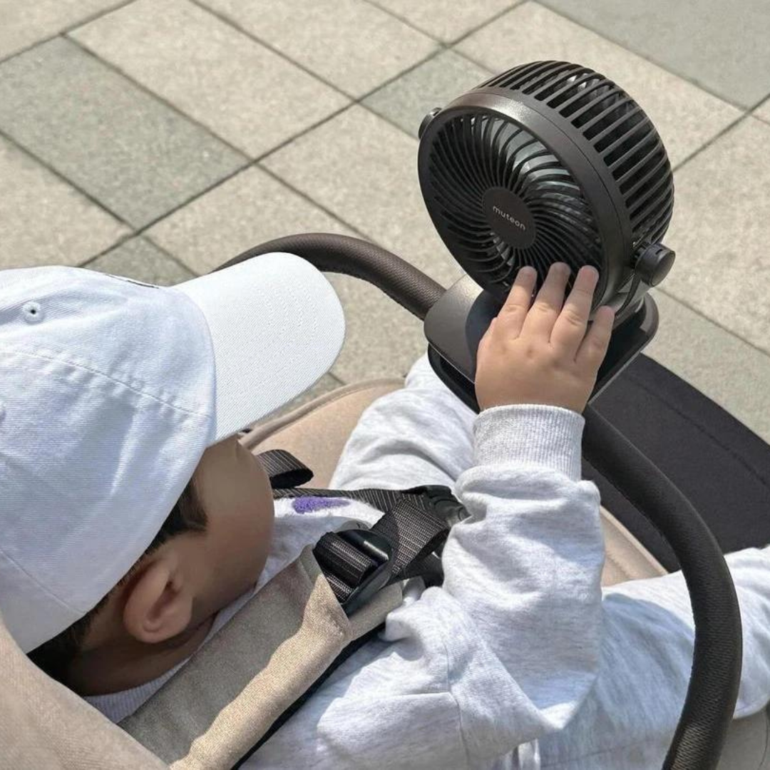  Quạt Kẹp Tích Điện Dono&Dono Phiên Bản Nâng Cấp Muteon 