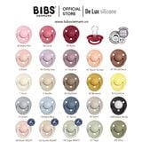 Ty ngậm núm tròn Silicone BIBS Pacifier De Lux Onesize - 0-3Y 