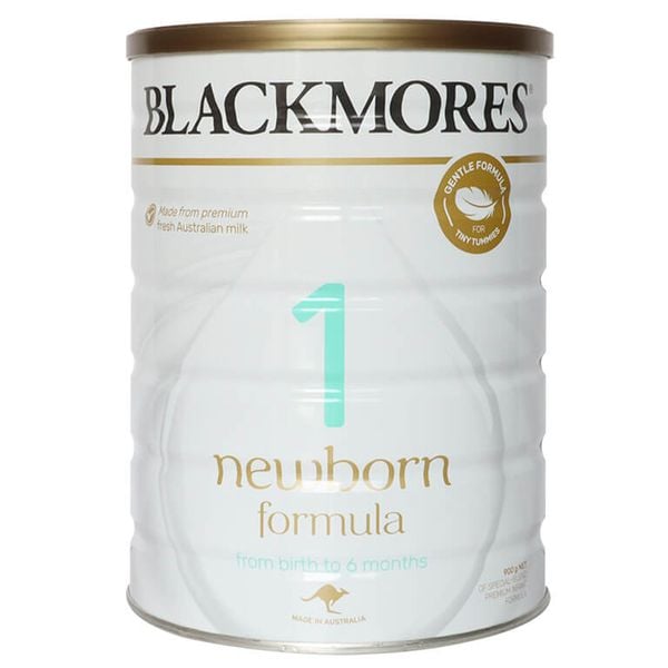  Sữa BLACKMORES Số 1 Newborn Formula cho bé từ 0 - 6M (900gr) 