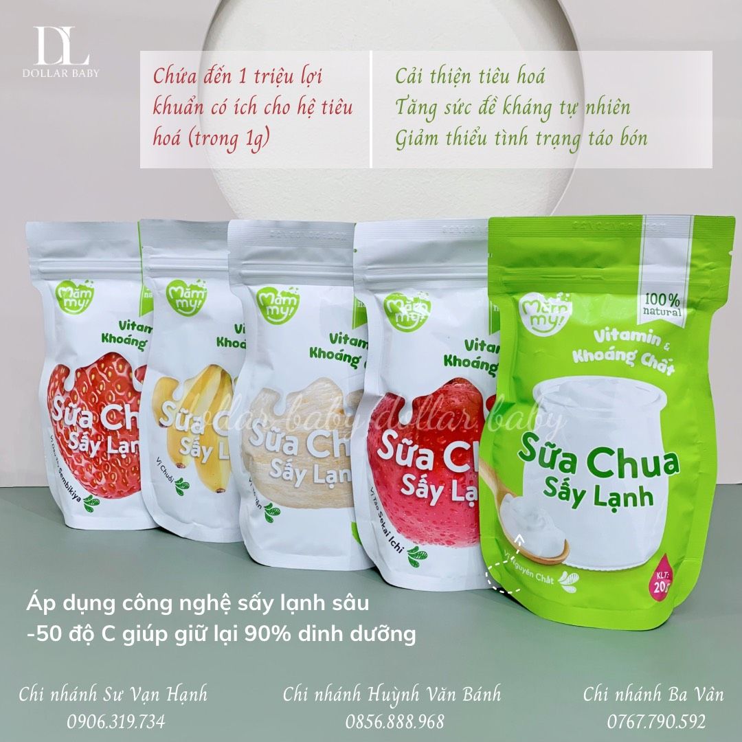  Sữa Chua Khô MămMy - 20 Gram / 6 Tháng 