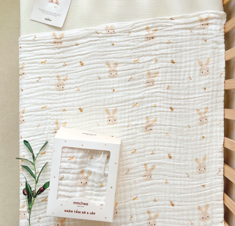  Khăn Tắm Xô 6 lớp - Mochee 