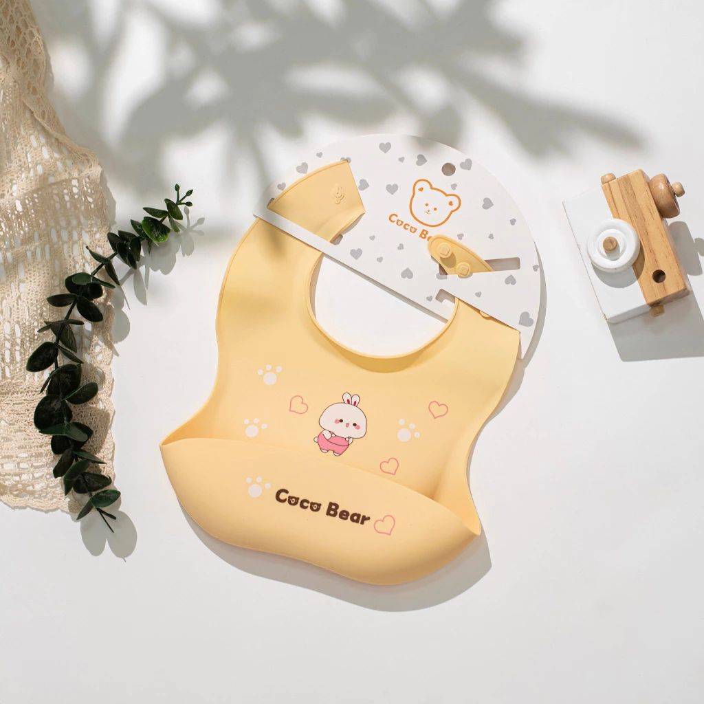  Yếm Ăn Dặm Silicon Cocobear 