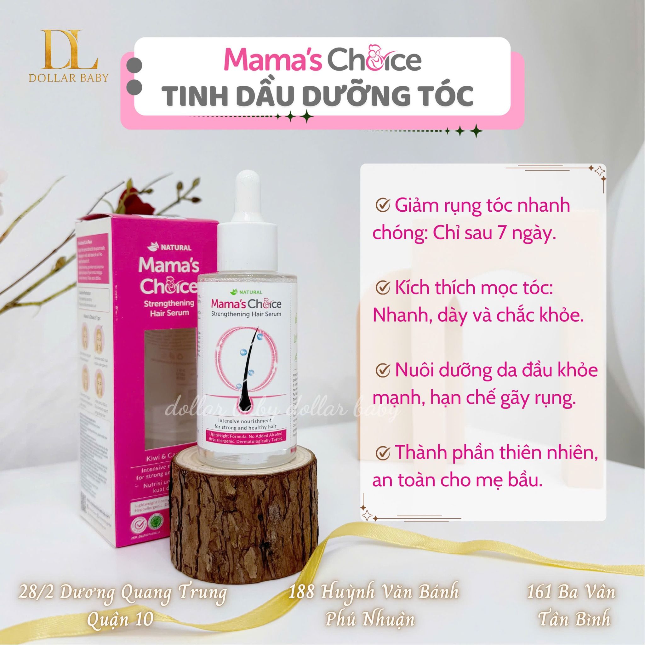  Tinh dầu dưỡng tóc Mama’s Choice Hair Serum 