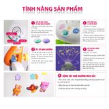  Treo Cũi Âm Nhạc Với 4 Con thú Vui Nhộn Winfun 0845 