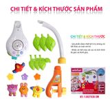  Treo Cũi Âm Nhạc Với 4 Con thú Vui Nhộn Winfun 0845 