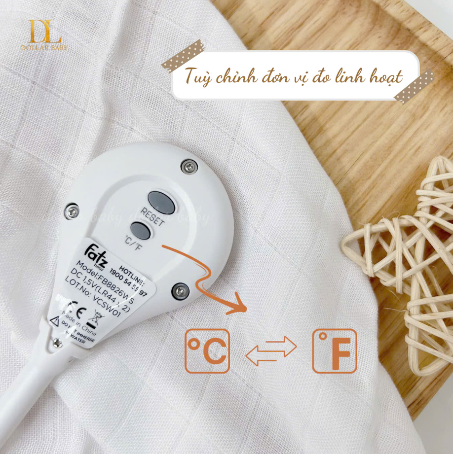  FATZ BABY - Nhiệt Kế Đo Sữa & Nước - Truly 1 