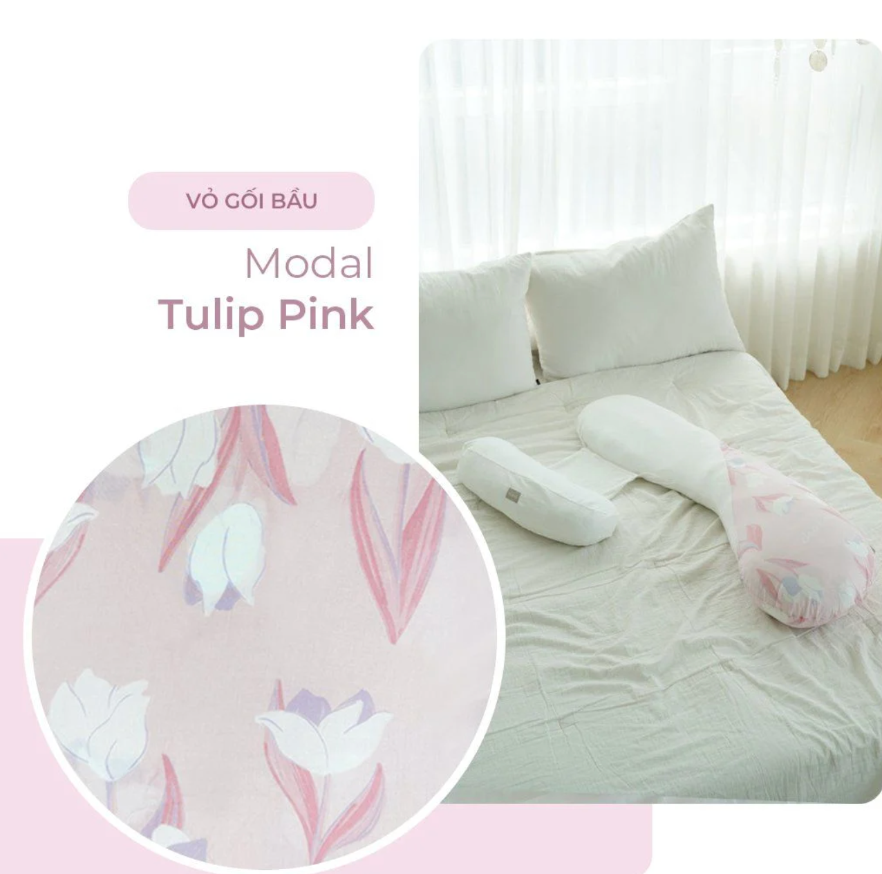  ELAVA - Gối Bầu Đa Năng Chữ H 