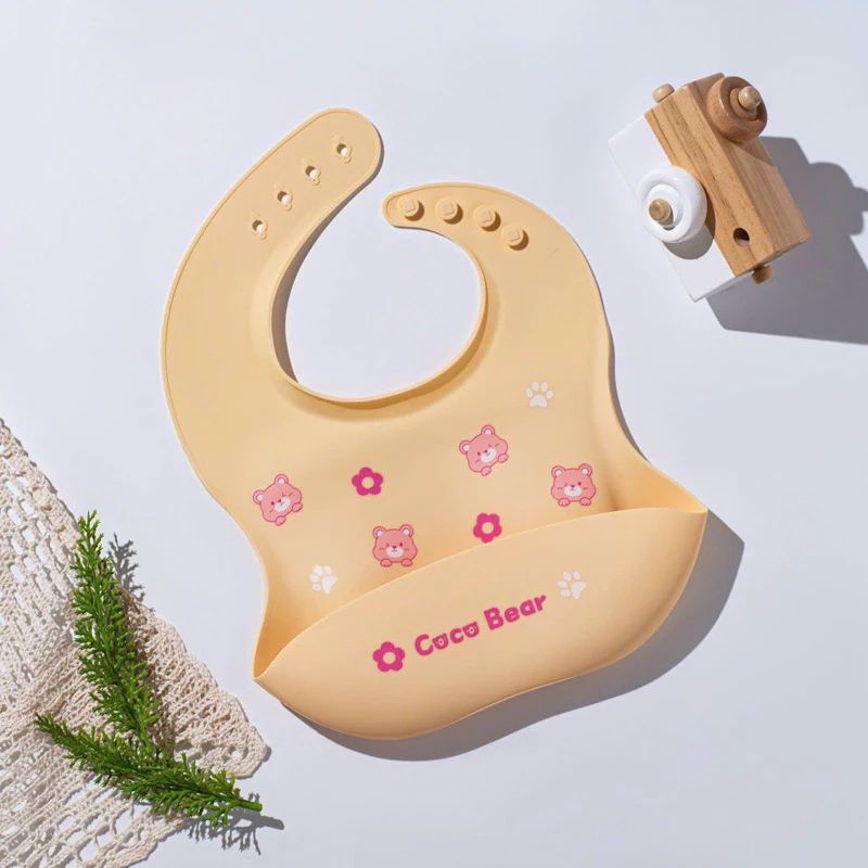  Yếm Ăn Dặm Silicon Cocobear 