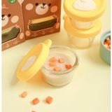  MISAN - Set 3 hũ thủy tinh tròn trữ thức ăn 230ml 
