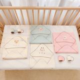  Ủ Choàng Thêu Vải Waffle Monona ( 80 x 80 ) 