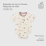  LA POMME - Bodychip cộc tay nông trại vui nhộn 