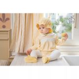  Bộ Bodychip dài tay kèm quần La Pomme phối ren xinh xắn 