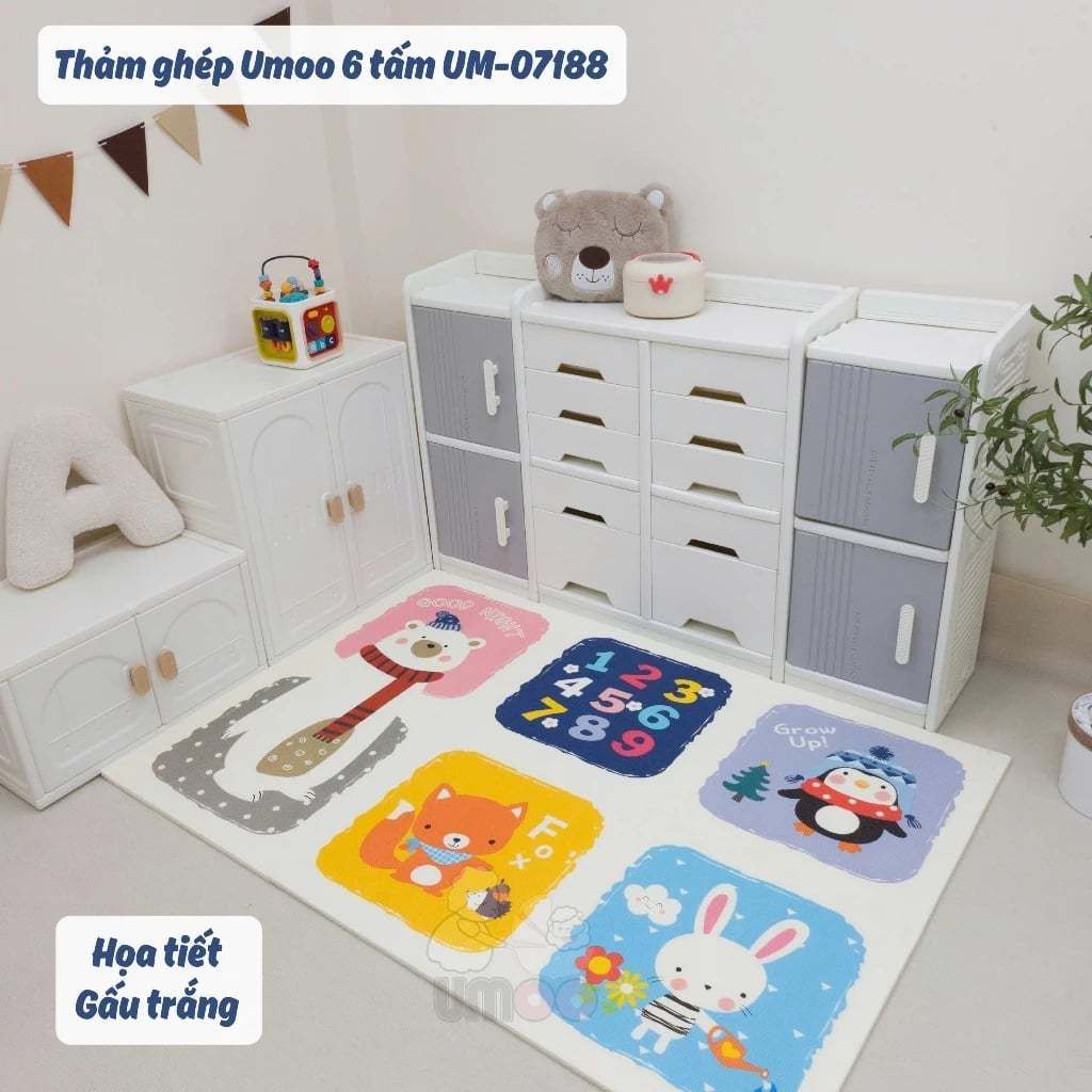  Thảm Ghép Umoo 9 Tấm UM - 07189 